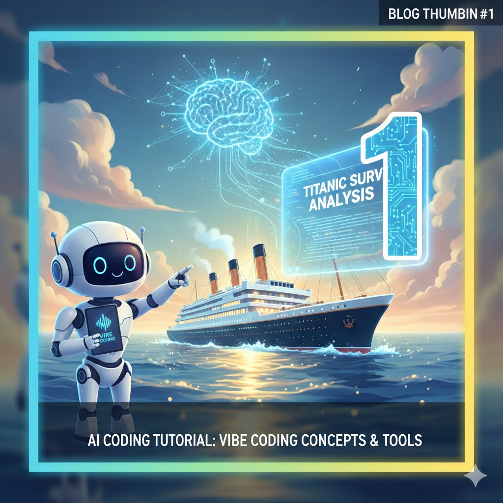 Titanic 생존률 분석 AI 바이브 코딩으로 하기 1